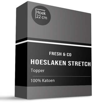 Comfort Topper Hoeslaken - - 140x200 cm - Jersey Stretch - Fresh & Co