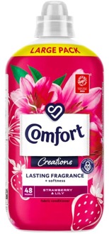 Comfort Wasverzachter Comfort Creations Fabric Conditioner Strawberry & Lily 48 Washes 1350 ml