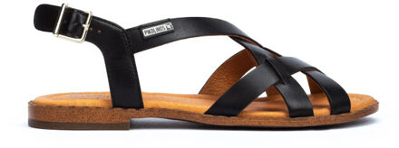 Comfortabele Algar damessandaal Pikolinos , Black , Dames - 36 EU
