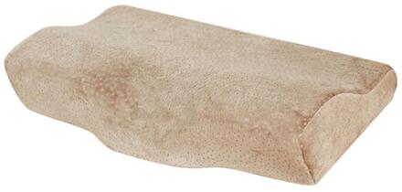 Comfortabele Cervicale Orthopedische Kussens Nek Zorg Traagschuim Slapen Kussen Slaapkamer Kussen 50x30x1 1/6Cm Bruin