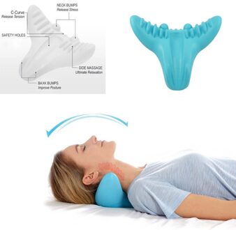 Comfortabele Cervicale Wervelkolom Massage Kussen Nek Schouder Spier Ontspanning Kussen Draagbare Theraputic Relief Kussen