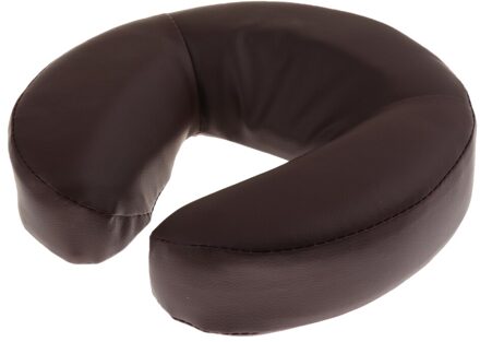 Comfortabele Cover Gezicht Down Cradle Kussen Kussen Fo Massage Tafel Bed Stoel bruin