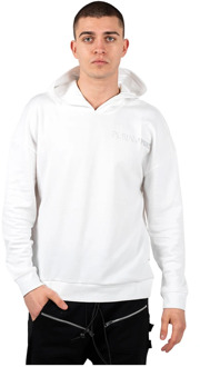 Comfortabele en stijlvolle hoodie voor heren Plein Sport , White , Heren