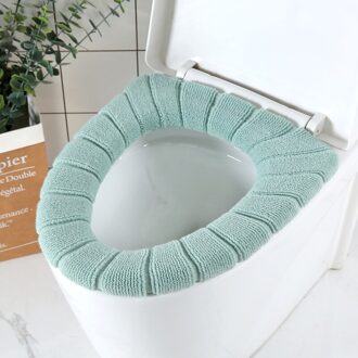 Comfortabele Fluwelen Coral Badkamer Toilet Seat Cover Winter Wc Cover Huishoudelijke Closestool Mat Seat Case Deksel Deksel geel