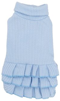 Comfortabele Huisdier Kleding Dot Hond Jurk Voor Hond Rok Zomer Hond Trouwjurk Kleding Voor Hond Chihuahau Huisdier Kat Jurk Blauw / S