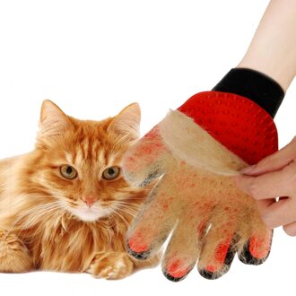 Comfortabele Huisdieren Grooming Borstel Handschoenen Voor Kat Haar Kam Huisdier Bad Borstel Massage Tool
