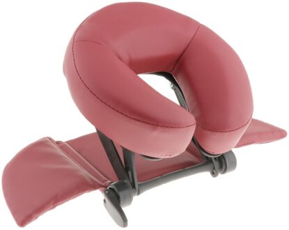Comfortabele Massage Stoel Tafel Gezicht Cradle Hoofdsteun Platform W/Gezicht Kussen rood