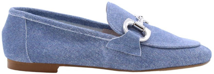 Comfortabele Mocassin Loafers E mia , Blue , Dames - 41 Eu,40 EU