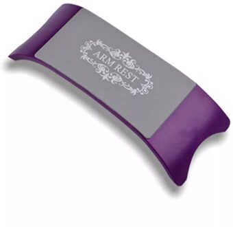 Comfortabele Nail Art Kussen Hand Holder Kussen Plastic & Siliconen Kussen Nail Arm Rest Manicure Tool Apparatuur paars