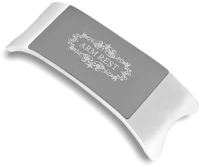 Comfortabele Nail Art Kussen Hand Holder Kussen Plastic & Siliconen Kussen Nail Arm Rest Manicure Tool Apparatuur wit