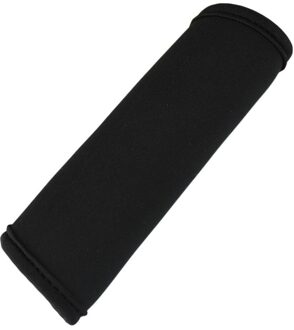 Comfortabele Neopreen Bagage Handvat Wrap Grip Soft Identifier Wandelwagen Grip Beschermhoes Voor Reistas Bagage Koffer zwart