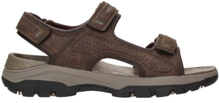 Comfortabele open teen sandaal Luxe Foam Skechers , Brown , Heren - 40 Eu,46 EU