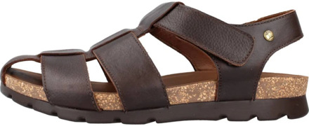 Comfortabele platte sandalen voor mannen Panama Jack , Brown , Heren - 40 Eu,42 Eu,43 Eu,41 EU