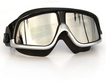 Comfortabele Siliconen Groot Frame Zwemmen Bril Zwembril Waterdicht Anti-Fog Uv Mannen Vrouwen Zwemmen Masker Met Case SXS