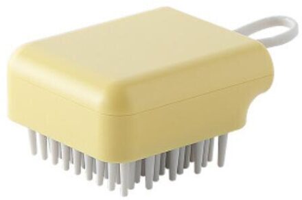 Comfortabele Siliconen Shampoo Hoofdhuid Massage Hoofd Haar Wassen Kam Body Bad Spa Massage Borstel Badkamer Producten 1102