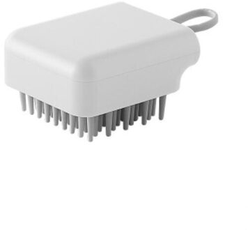 Comfortabele Siliconen Shampoo Hoofdhuid Massage Hoofd Haar Wassen Kam Body Bad Spa Massage Borstel Badkamer Producten 1103