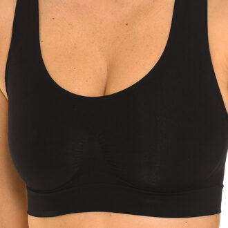 Comfortabele sportbeha met shaperend effect 110590 dames Zwart