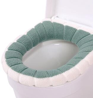Comfortabele Universele Toilet Seat Cover Warme Zachte Herbruikbare Flanel Wc Mat Seat Case Wc Deksel Cover Badkamer Producten G