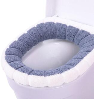 Comfortabele Universele Toilet Seat Cover Warme Zachte Herbruikbare Flanel Wc Mat Seat Case Wc Deksel Cover Badkamer Producten