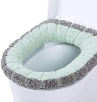 Comfortabele Universele Toilet Seat Cover Warme Zachte Herbruikbare Flanel Wc Mat Seat Case Wc Deksel Cover Badkamer Producten