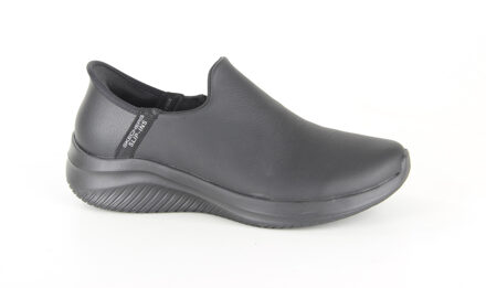 Comfortabele Zwarte Ultra Flex 3.0 Instapper voor Dames Skechers , Black , Dames - 41 EU