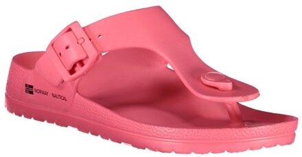 Comfortsandalen met Gesp Lichtroze