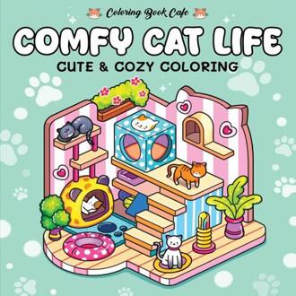 Comfy cat life - Cute & cozy coloring -   (ISBN: 9789036651547)