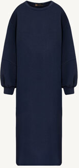 Comfy Oversized Sweater Dress Marine Marineblauw