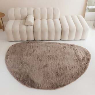 Comfy Vloerkleed - Stone - 110 x 160 cm - Taupe