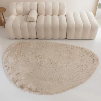 Comfy Vloerkleed - Stone Tapijt - 110 x 160 cm - Beige