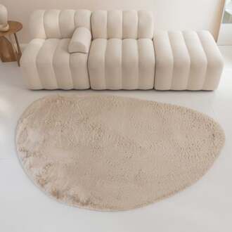 Comfy Vloerkleed - Stone Tapijt - 190 x 275 cm - Beige