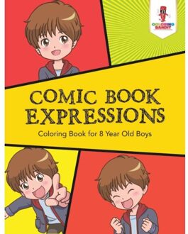 Comic Book Expressions - Coloring Bandit