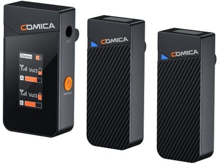 COMICA Vimo C2 Wireless Microphone System with 1 Receiver and 2 Microphones