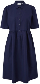 Comma Shirt Dresses Comma , Blue , Dames - Xl,L,M,S,Xs