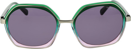 Comma Zonnebril 77226 50 53 Groen - One Size