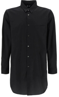 Comme Des Garçons Klassieke Witte Button-Up Overhemd Comme des Garçons , Black , Heren - S