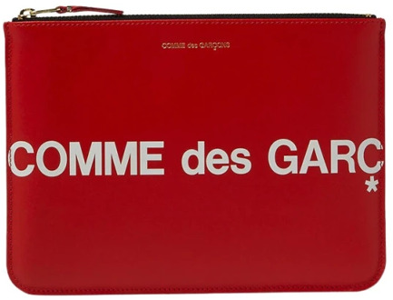 Comme Des Garçons Logo Front Print Tas Comme des Garçons , Red , Unisex - ONE Size