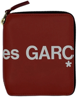 Comme Des Garçons Rode Huge Logo Portemonnee Comme des Garçons , Red , Unisex - ONE Size