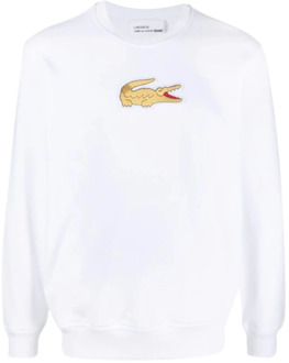 Comme Des Garçons Witte Logo Sweatshirt van Lacoste Comme des Garçons , White , Heren - L,S