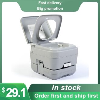 Commode Reizen Potje Draagbare Wc Compact Toilet Met Ingebouwde Schenktuit En Wassen Sproeier Voor Outdoor Camping Rv boot 20L