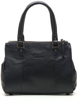 Como Classic Hair-on black handtas dames Zwart - H 21 x B 27 x D 10 cm