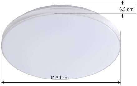 Comora LED plafondlamp chroom IP44 3000K chroom, wit