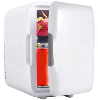 Compact Size Auto Vriezer 12V Kleine Koelkast Koelkast Auto Thuis Dual Gebruik Auto Koelkast Cooler wit