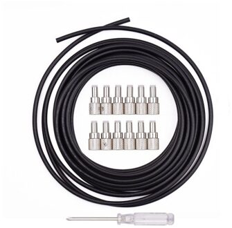Compact Solderless DC Cable Kit DIY Guitar Pedal Board Cables Custom Length