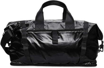 Compacte Zwarte Weekendtas Rains , Black , Dames - ONE Size