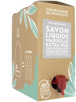 Compagnie de Provence Douchegel Compagnie De Provence Liquid Marseille Soap Refill Cotton Flower 3000 ml