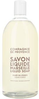 Compagnie de Provence Handzeep Compagnie De Provence Liquid Marseille Soap Refill Cedar Forest 1 L 1000 ml