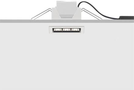 Compar inbouw schijnwerper dim 12cm 6W 930 wit (RAL 9002)