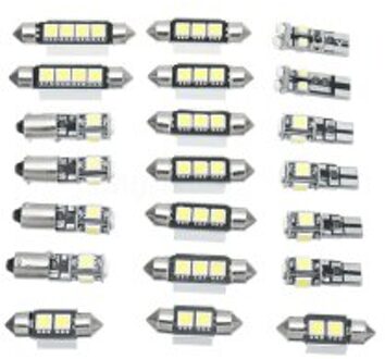 Compatibel Lamp Led Licht Set Super Heldere Wit 21Pcs 6000K Voor Bmw 5 Serie M5 E60 E61