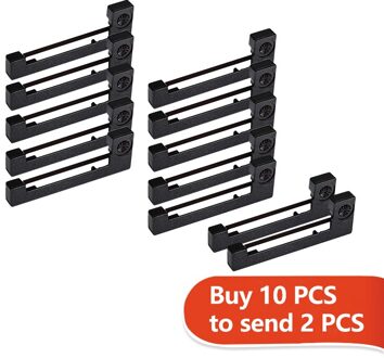 Compatibele Printer Linten Voor Epson ERC-09B M-160 M-164 M-190 M-190G M-192 M-192G M-180 M-183 ERC-09 ERC09 Lint zwart 10 stk en 2